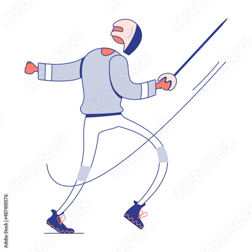 Guy is a fencer