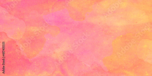 watercolor background texture with watercolor splashes and space,Colorful cloudy bright painted watercolor background with watercolor effect,colorful watercolor background with various light colors.