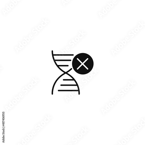 Gmo free icons symbol vector elements for infographic web