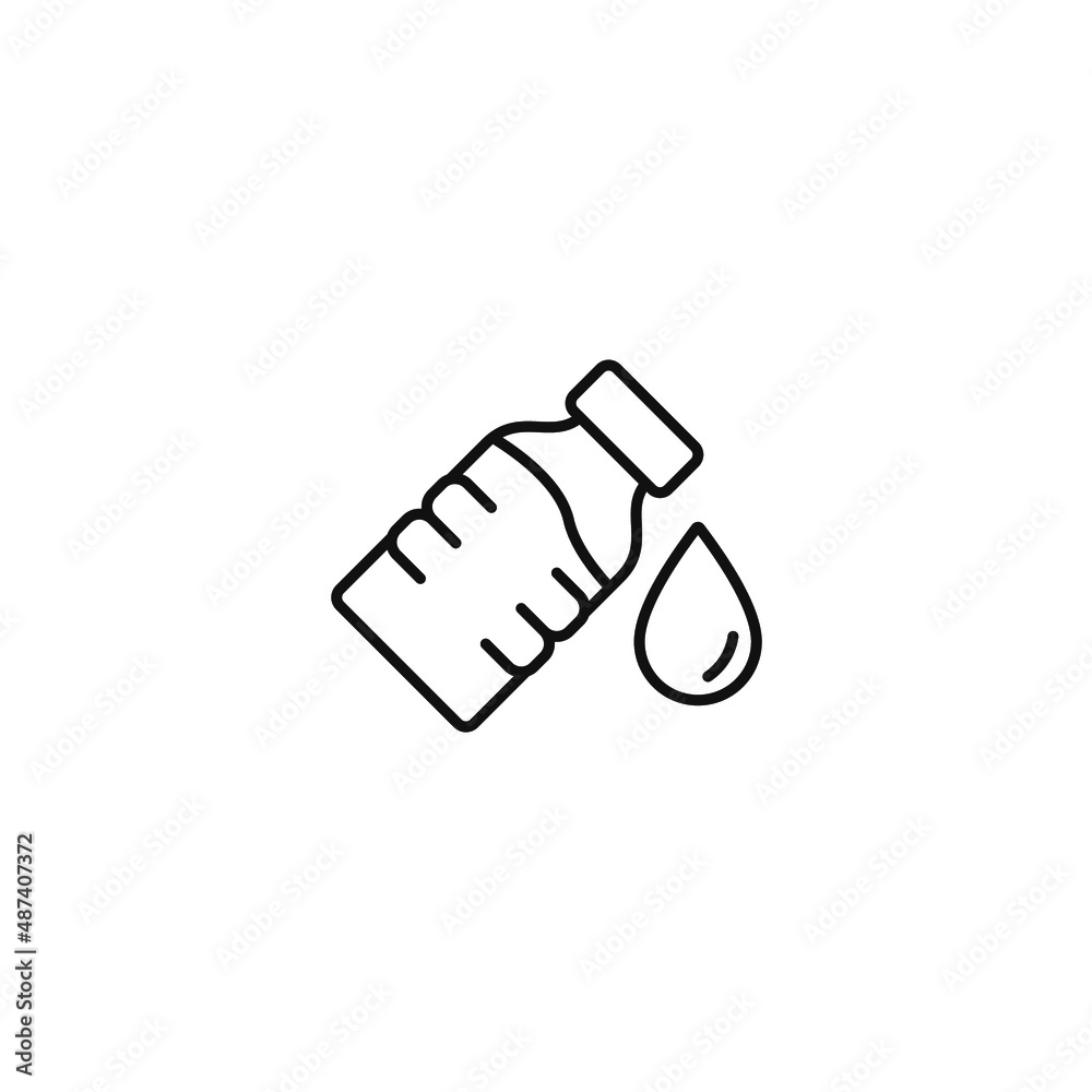 Water balance icons symbol vector elements for infographic web Water balance icons symbol vector elements for infographic web