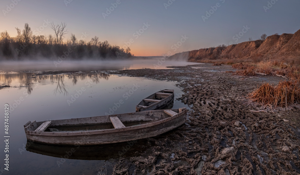 boat on the river