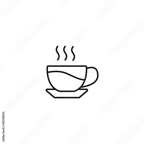 hot drink icons  symbol vector elements for infographic web