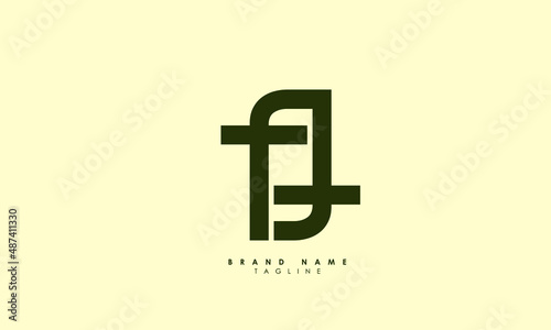 Alphabet letters Initials Monogram logo FF, F and F