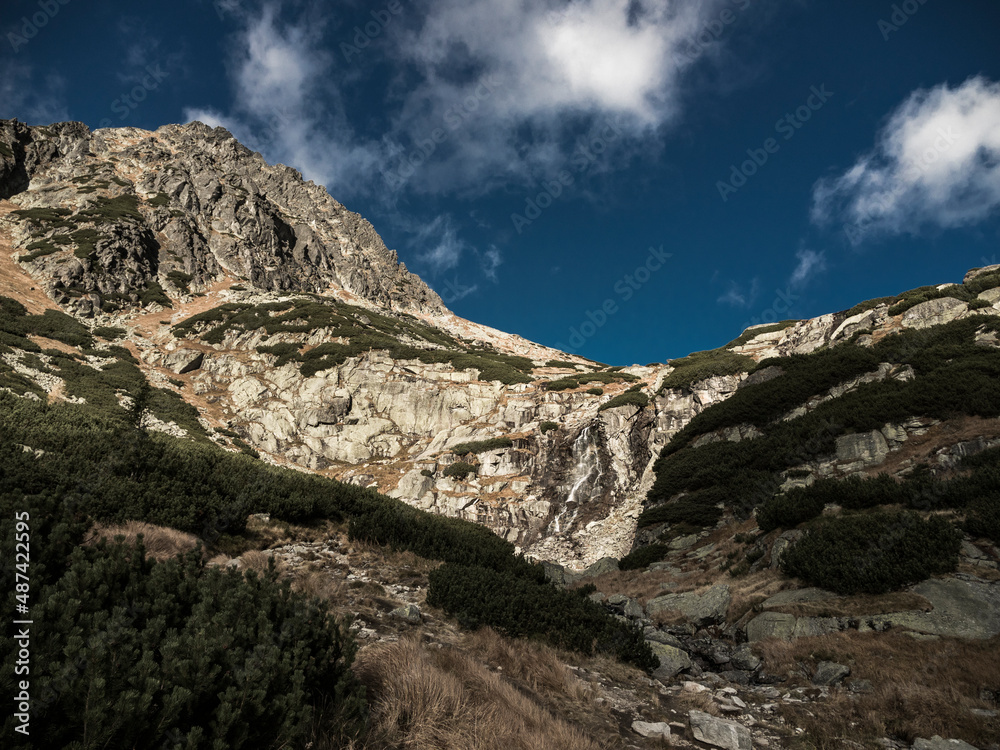 clouds over the mountains