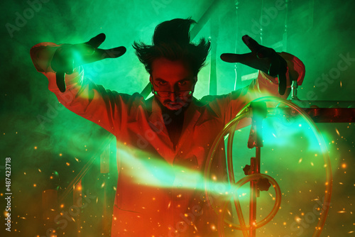 mysterious possessed scientist