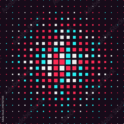 Vector pattern musical background. Social media concept. Abstract wallpaper for website or sublimation