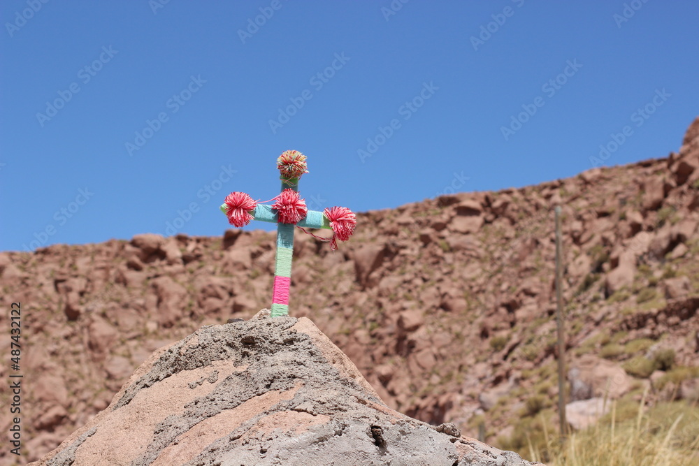 cruz no deserto Atacama