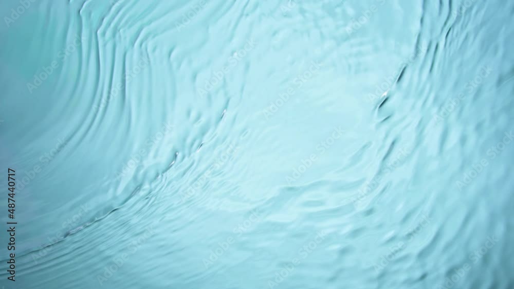 Super slow motion of waving water surface,1000 fps.
