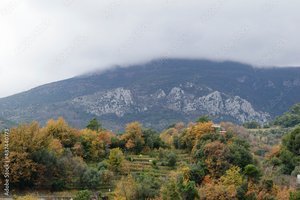 photo de paysage à Menton- sud de France