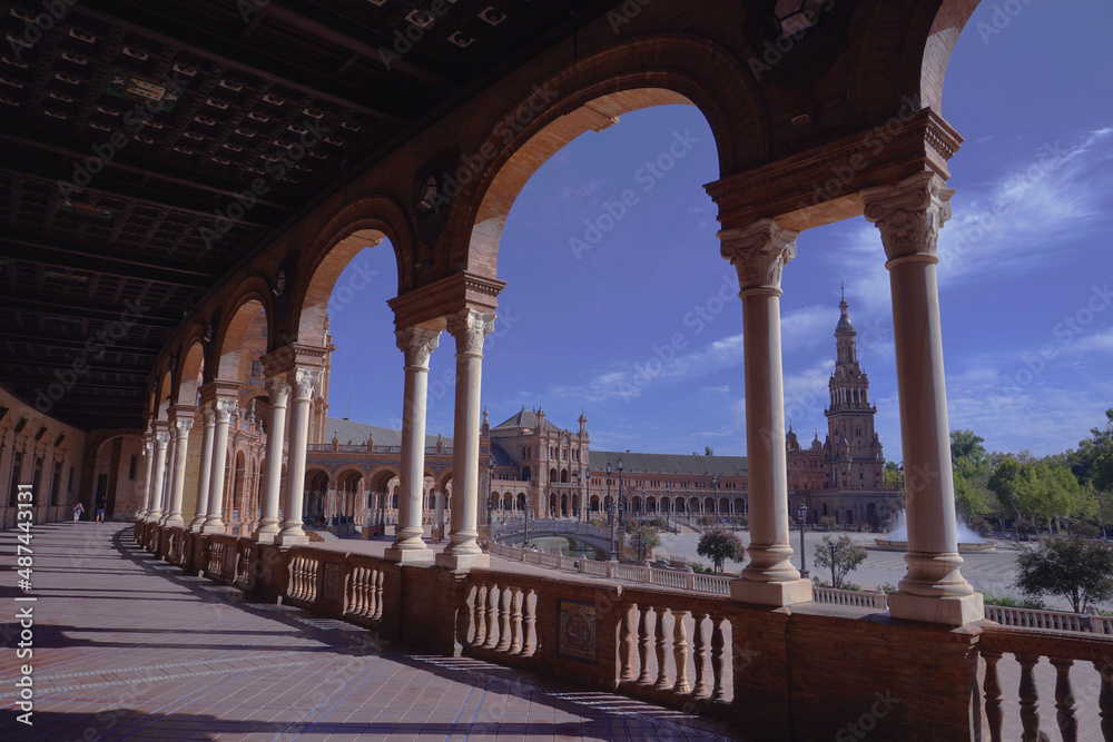 Fototapeta premium Sevilla. Plaza de España