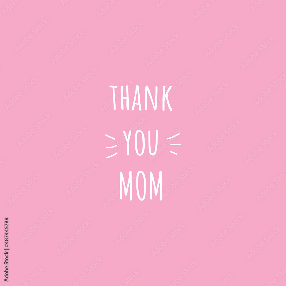 Happy Mother's Day. Vector illustration	