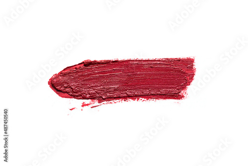 abstract macro cosmetic make-up pomade stroke isolated