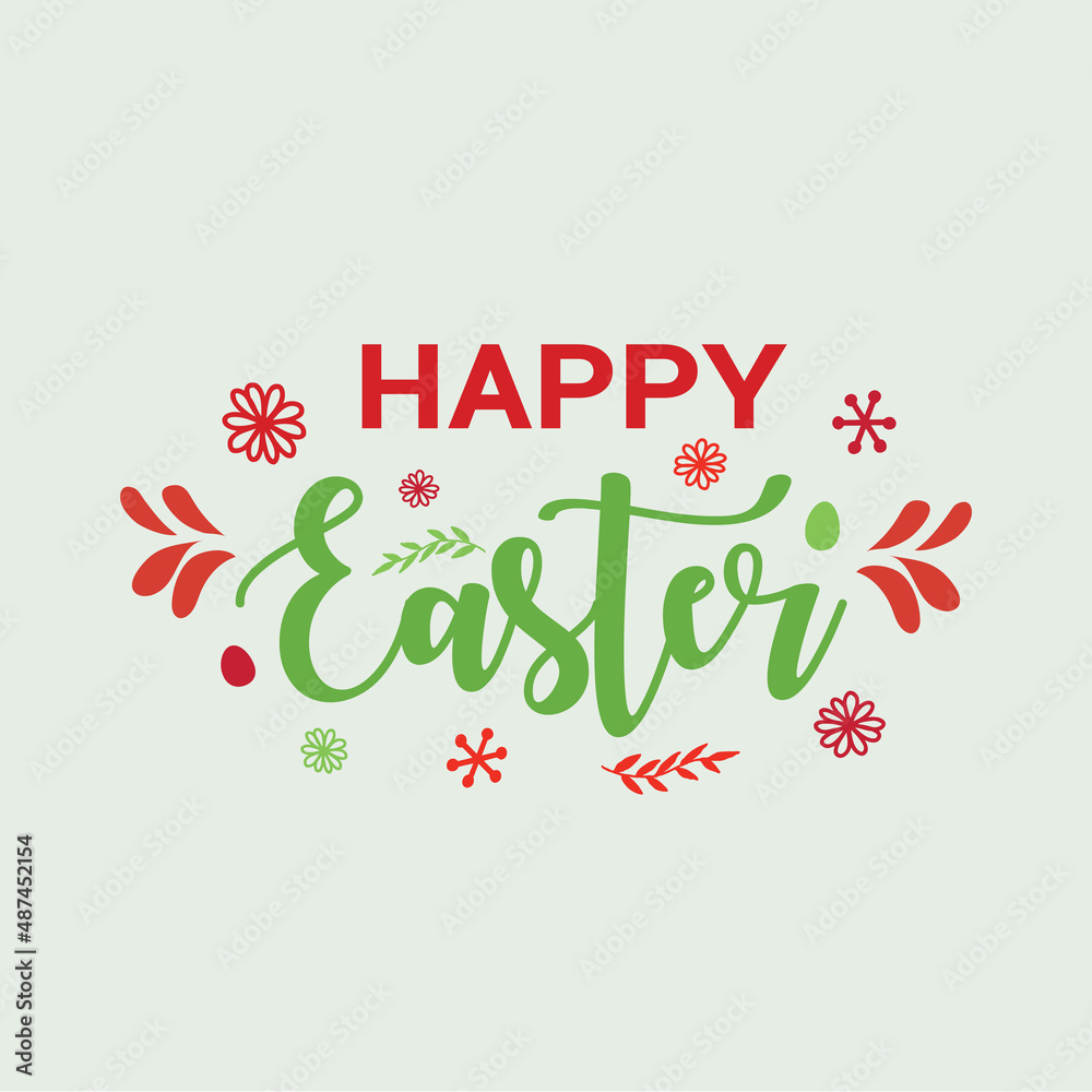 Easter vector lettering design. Easter vector lettering design.