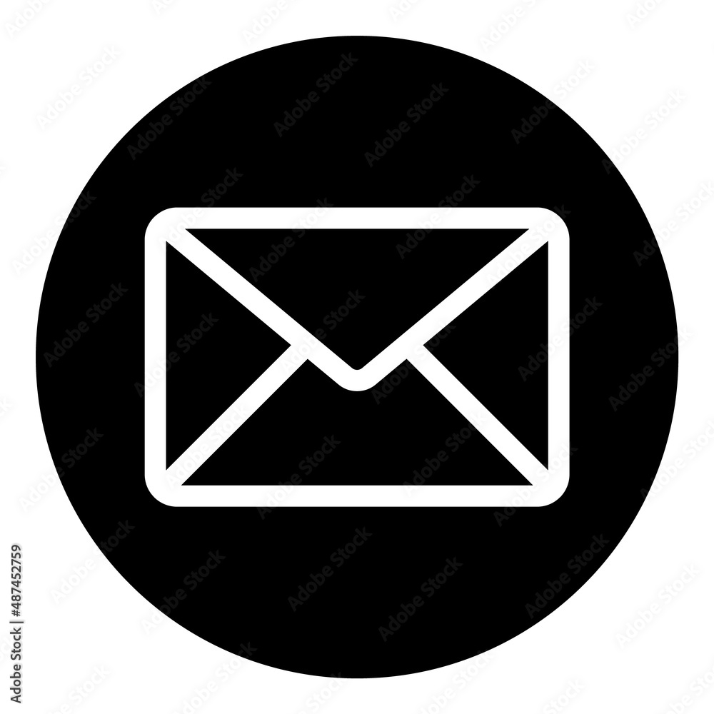 Letter Flat Icon Isolated On White Background Letter Flat Icon Isolated On White Background