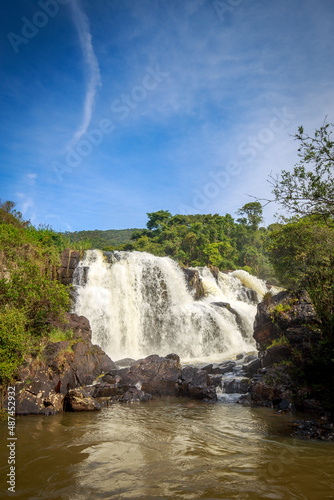 Brides veil fall at Poços de Caldas, Minas Gerais, Brazil photo