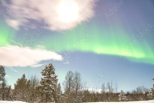 Nordlichter in der Arktis