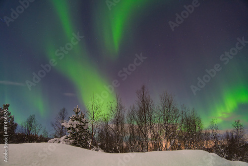 Nordlichter in der Arktis