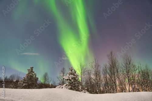Nordlichter in der Arktis