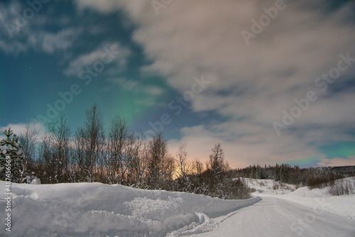 Nordlichter in der Arktis