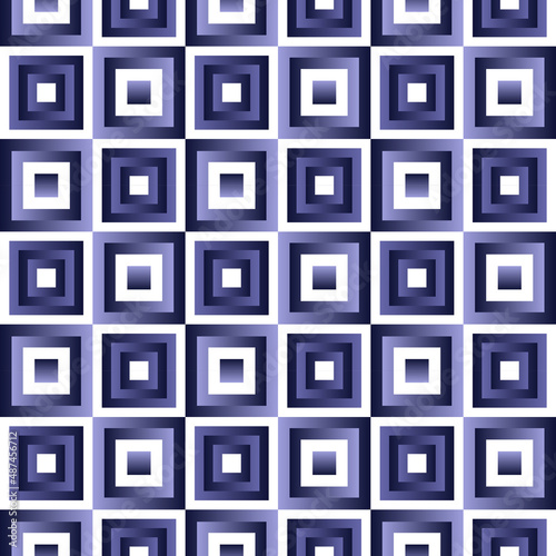 Seamless very peri gradient squares pattern. wallpaper, fabric, packaging paper, print