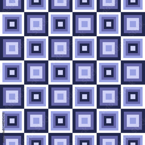 Seamless very peri squares pattern. wallpaper, fabric, packaging paper, print