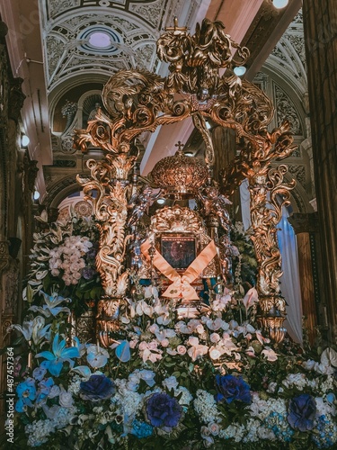 Fotografie This is a photo of the Virgen of Chiquinquirá in Maracaibo Venezuela during their patron saint festivities