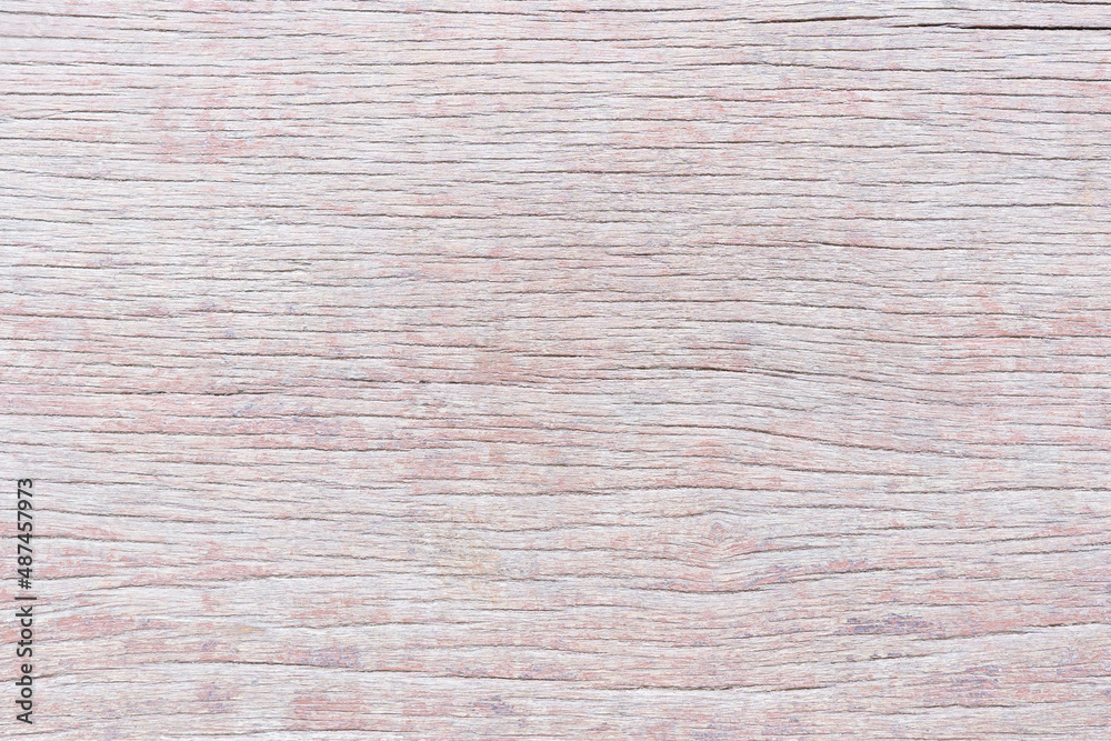 Naklejka premium Weathered pale wooden wall painted texture for background.