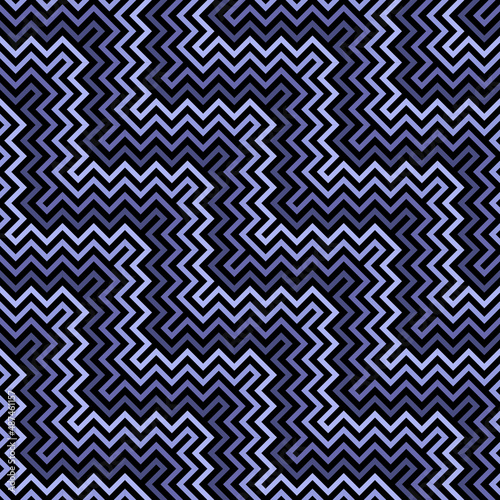 Seamless ethnic vector pattern with chevron. Modern very peri diagonal zigzag black background. graphic design  fabric  packaging paper  print