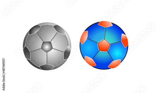 soccer ball easy to change colors and edit
