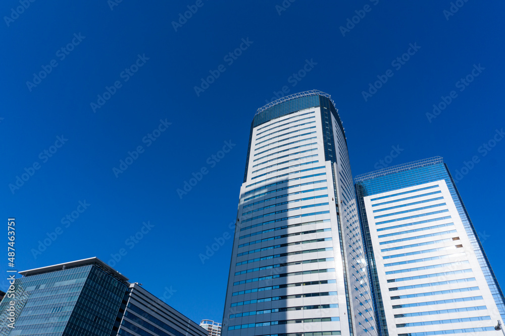 Skyscrapers and refreshing blue sky scenery_10 Skyscrapers and refreshing blue sky scenery_10