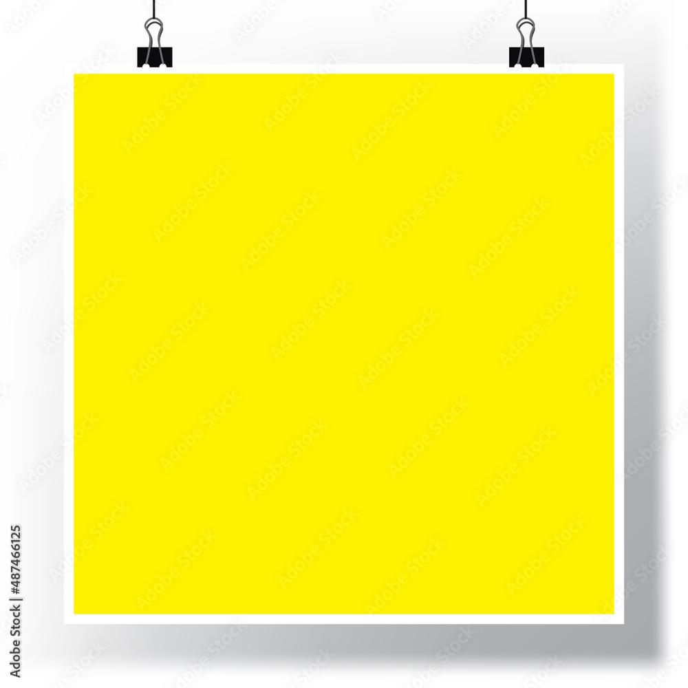 Background with square poster Background with square poster