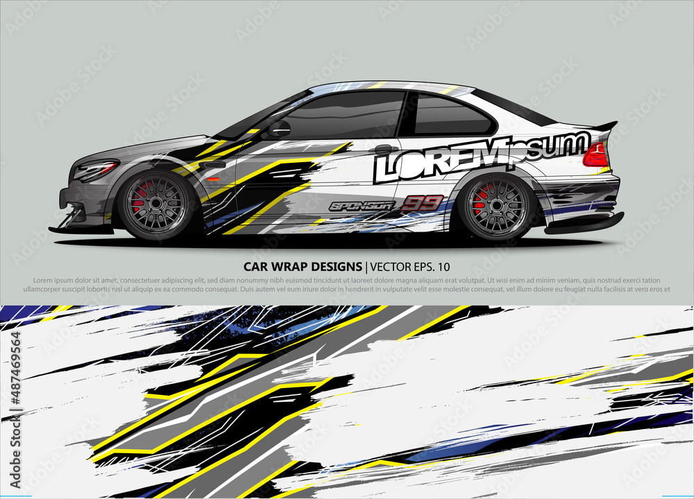 Livery for car wrap design Livery for car wrap design