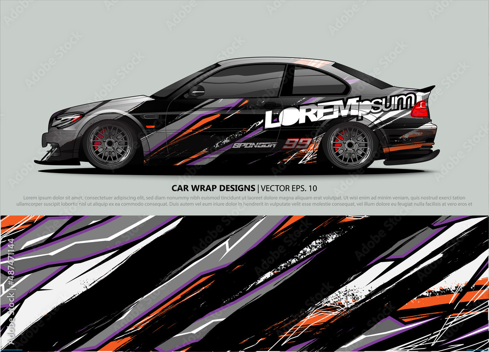 Livery for car wrap design Livery for car wrap design