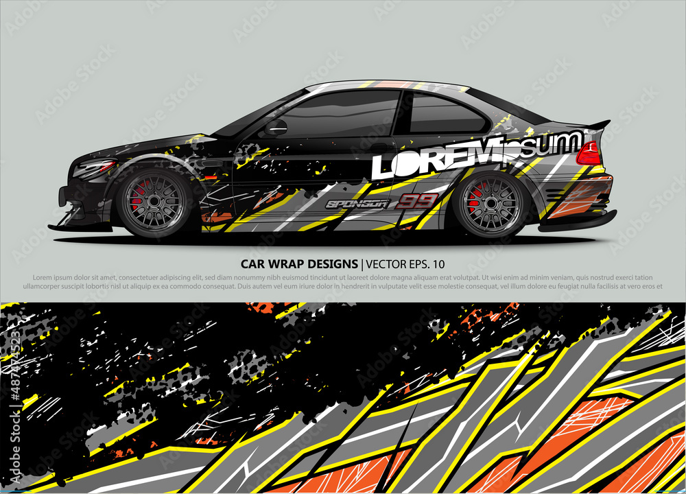 Livery for car wrap design Livery for car wrap design