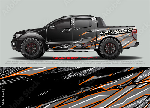 Livery for car wrap design