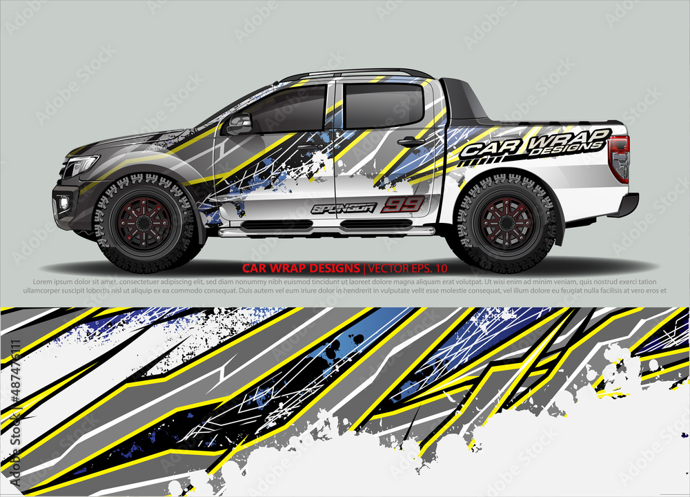 Livery for car wrap design