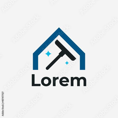 Creative Wiper Clean House Care Logo Design Ideas