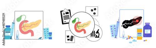 Pancreas logo concept