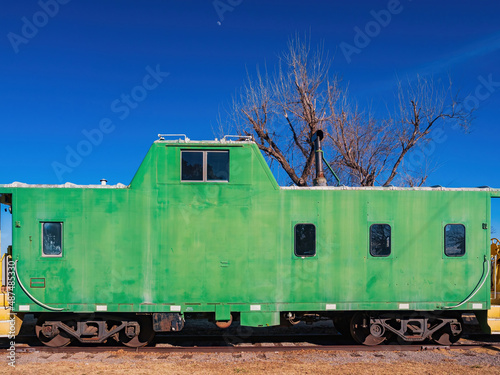 Sunny view of the Oklahoma Railway Museum