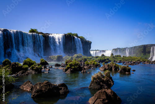 waterfall at night