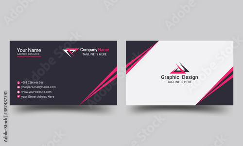 business card template in illustrator