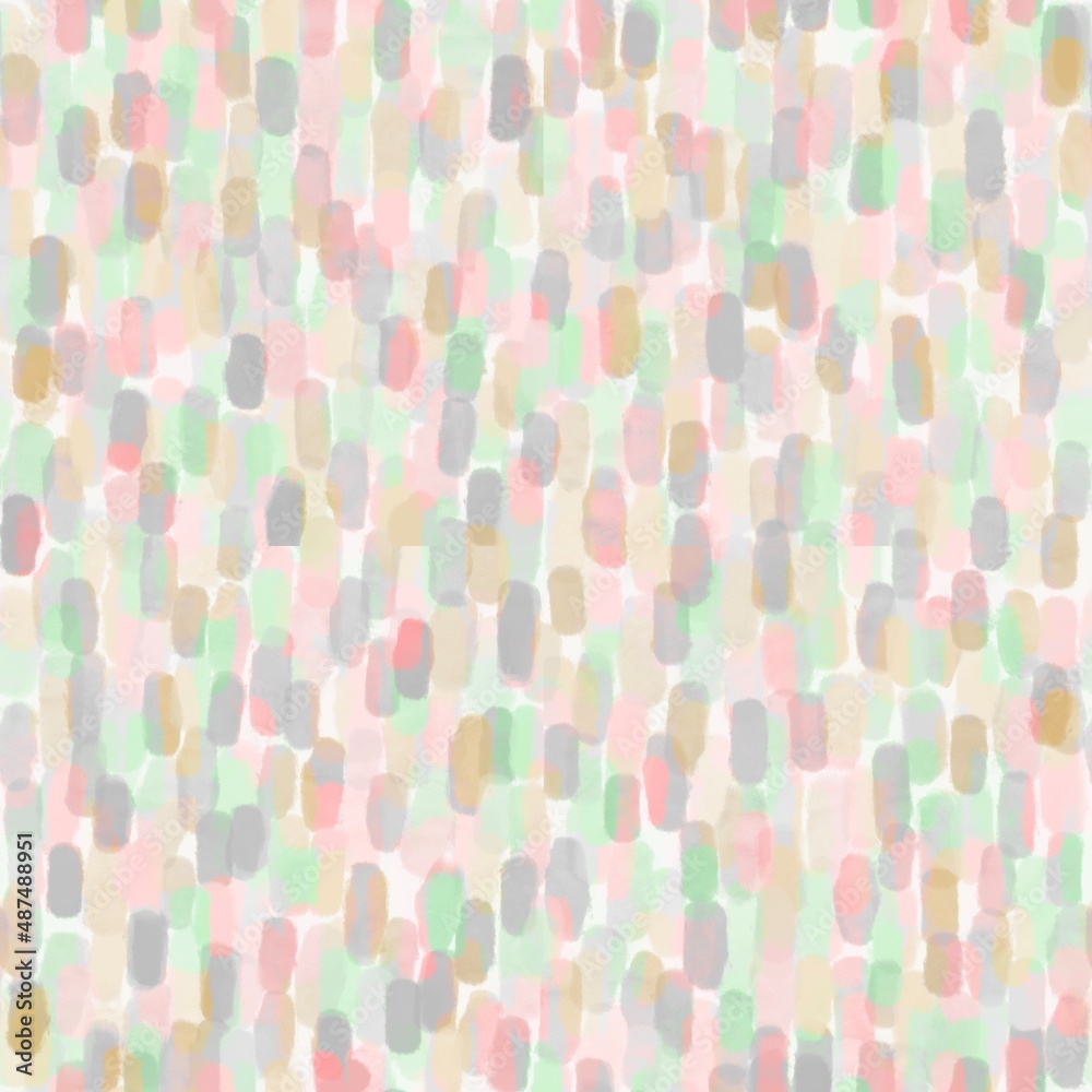 Abstract geometric blurred layered seamless pattern with hand-painted rounded strokes in pastel light pale delicate colors Abstract geometric blurred layered seamless pattern with hand-painted rounded strokes in pastel light pale delicate colors