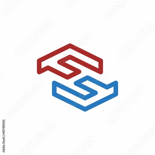 the letter H logo cares for charity. vector illustration for business logo or icon