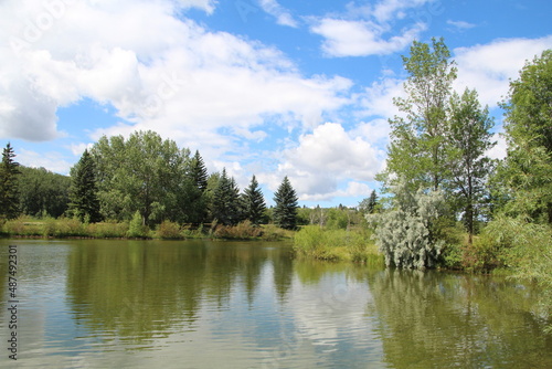 lake and forest, Rundle Park, Edmonton, Alberta