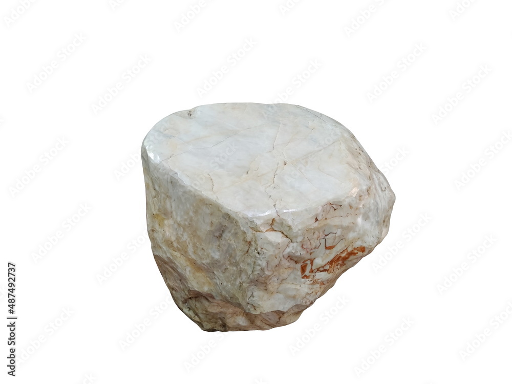 Natural rock, stone isolated on white background. Natural rock, stone isolated on white background.