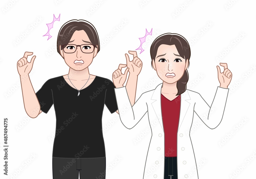 医療従事者と患者