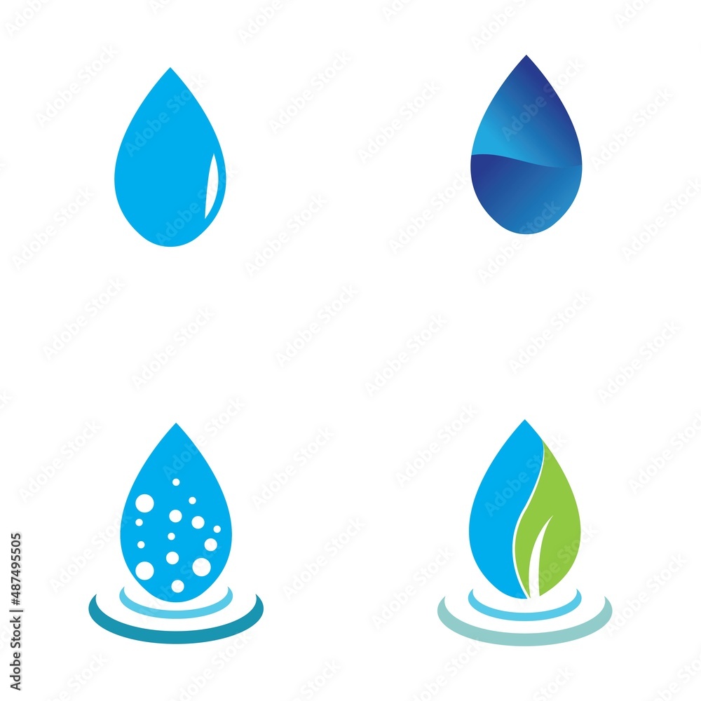 Water drop Logo Template vector Water drop Logo Template vector