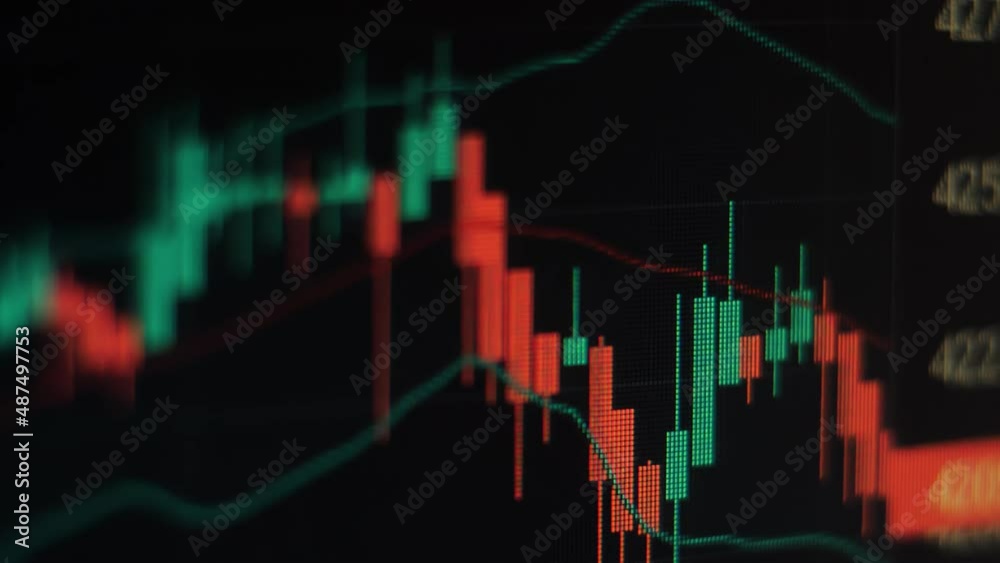 A curve abstract stock exchange price A curve abstract stock exchange price