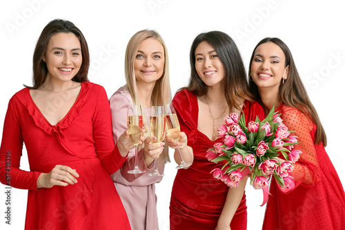 Beautiful young women with ...