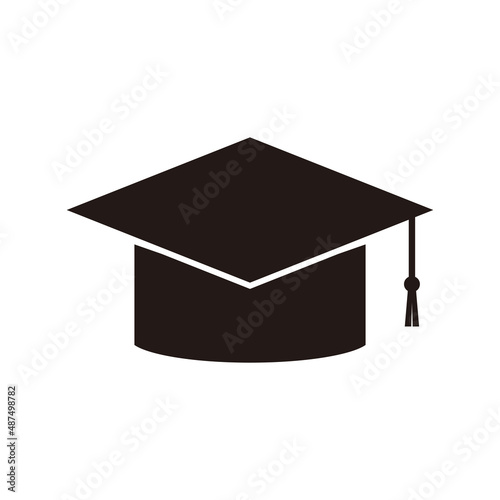 graduate hat icon vector symbol illustration